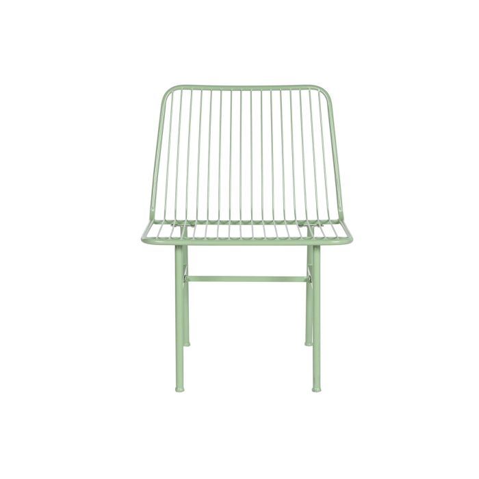 Conjunto de Mesa con 3 Sillones Home ESPRIT Menta Metal 115 x 53 x 83 cm 2