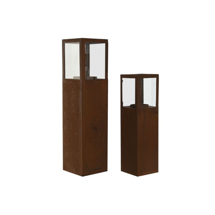Portavela Terraza Y Jardin DKD Home Decor 18 x 74 x 18 cm Set de 2 Portavela Terraza Y Jardin DKD Home Decor 18 x 74 x 18 cm Set de 2