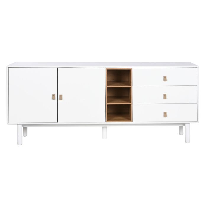 Aparador Home ESPRIT Blanco Natural 180 x 40 x 75 cm 1