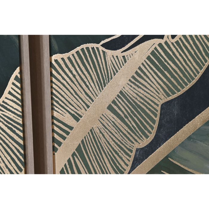 Juego de 3 cuadros Home ESPRIT Palmeras Tropical 180 x 4 x 120 cm (3 Piezas) 3
