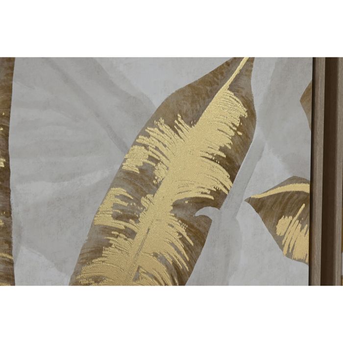 Juego de 3 cuadros Home ESPRIT Palmeras Tropical 180 x 4 x 120 cm (3 Piezas) 3