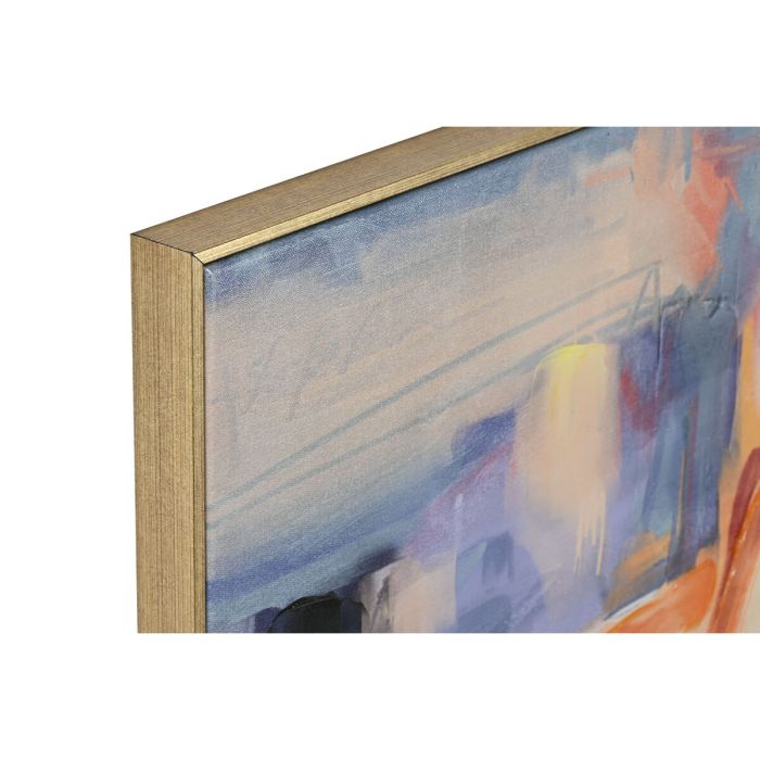 Cuadro Home ESPRIT Abstracto Moderno 80 x 3,5 x 80 cm (2 Unidades) 3