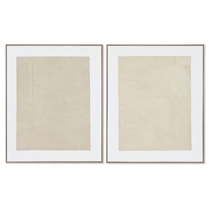Cuadro Home ESPRIT Abstracto Urbano 82,3 x 4,5 x 102,3 cm (2 Unidades)