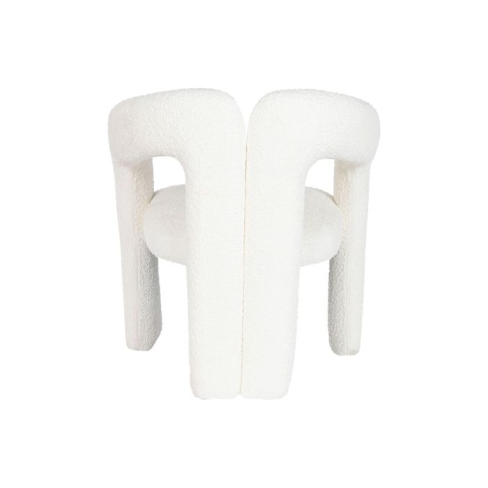 Silla de Comedor Home ESPRIT Blanco 67 x 67 x 77 cm 4 Silla de Comedor Home ESPRIT Blanco 67 x 67 x 77 cm 4