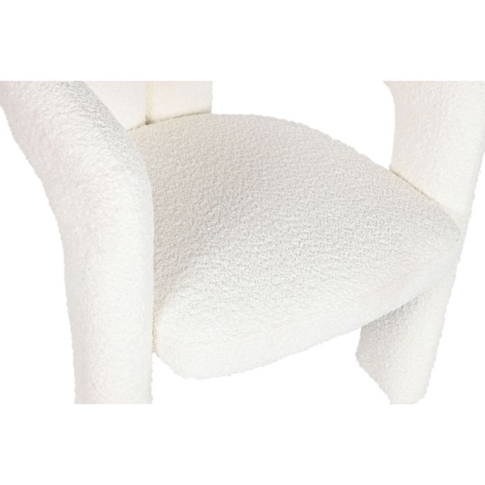 Silla de Comedor Home ESPRIT Blanco 67 x 67 x 77 cm 3 Silla de Comedor Home ESPRIT Blanco 67 x 67 x 77 cm 3