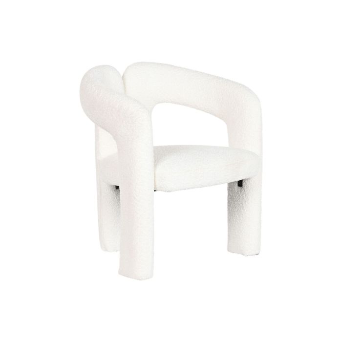 Silla Moderno DKD Home Decor Blanco 67 x 77 x 67 cm Silla Moderno DKD Home Decor Blanco 67 x 77 x 67 cm