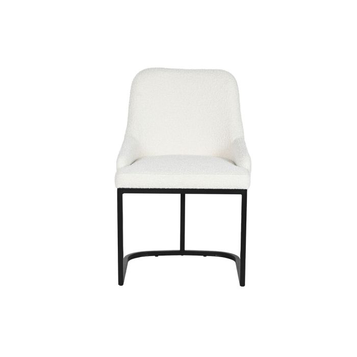 Silla de Comedor Home ESPRIT Blanco Negro 54 x 61 x 82,5 cm 5