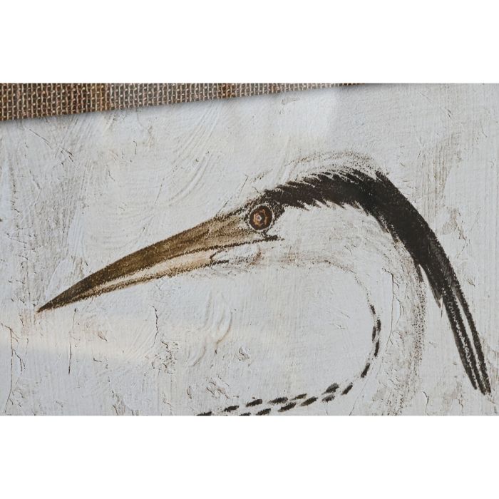 Cuadro Home ESPRIT Pájaro Oriental 70 x 4 x 100 cm (2 Unidades) 2