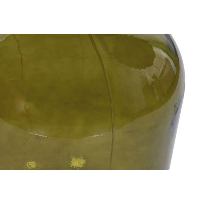 Jarrón Home ESPRIT Verde Cristal Templado 36 x 36 x 56 cm 2