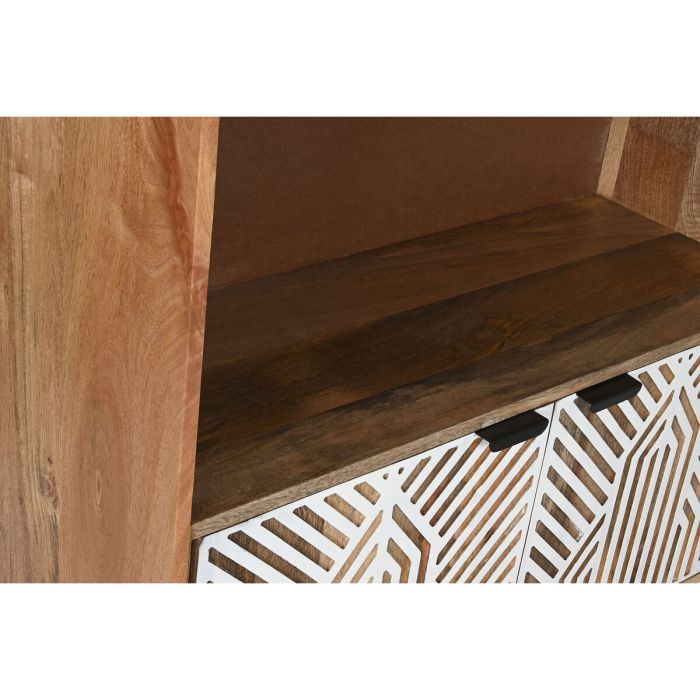 Estantería Home ESPRIT Blanco Madera de mango 90 x 35 x 168 cm 3