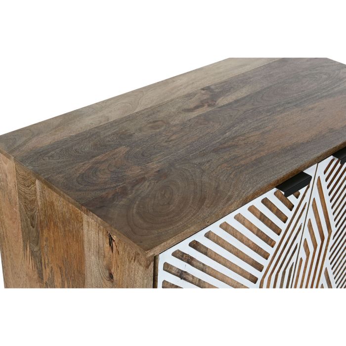 Botellero Home ESPRIT Blanco Madera de mango 84 x 41 x 108 cm 3