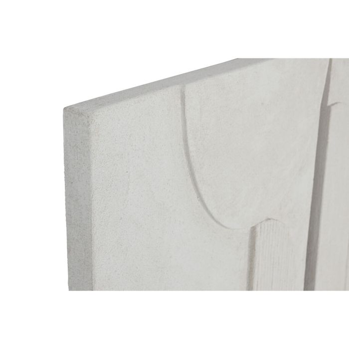 Decoración de Pared Home ESPRIT Blanco Moderno 80 x 5 x 120 cm (2 Unidades) 3