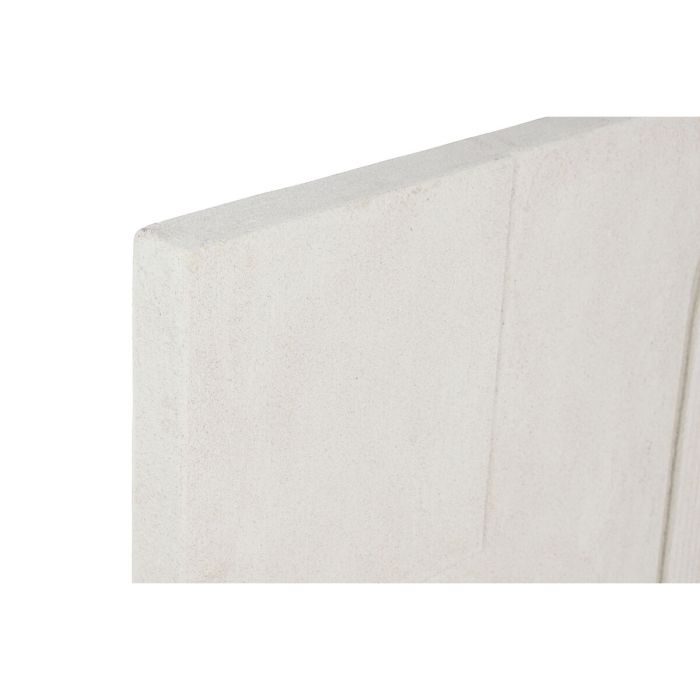 Decoración de Pared Home ESPRIT Blanco Moderno Decapé 80 x 6 x 80 cm (2 Unidades) 3