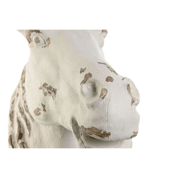 Decoración de Pared Home ESPRIT Blanco Caballo Decapé 58 x 25 x 43 cm 2