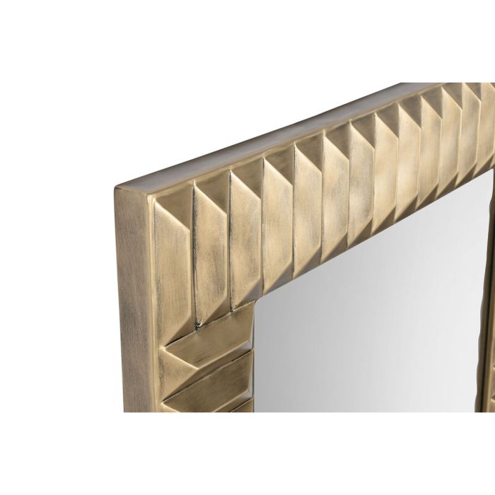 Espejo de pared Home ESPRIT Dorado Metal Moderno 73,5 x 4 x 124 cm 2