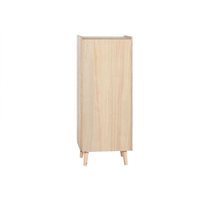 Cajonera Home ESPRIT Natural Ratán Madera de Paulonia 40 x 30 x 104 cm 5