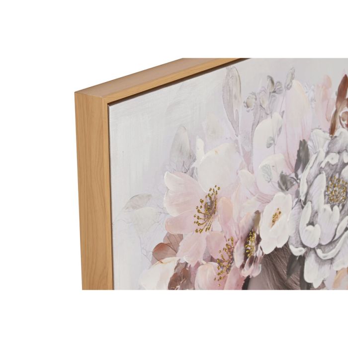 Cuadro Home ESPRIT Flores Moderno 70 x 3,5 x 100 cm (2 Unidades) 3