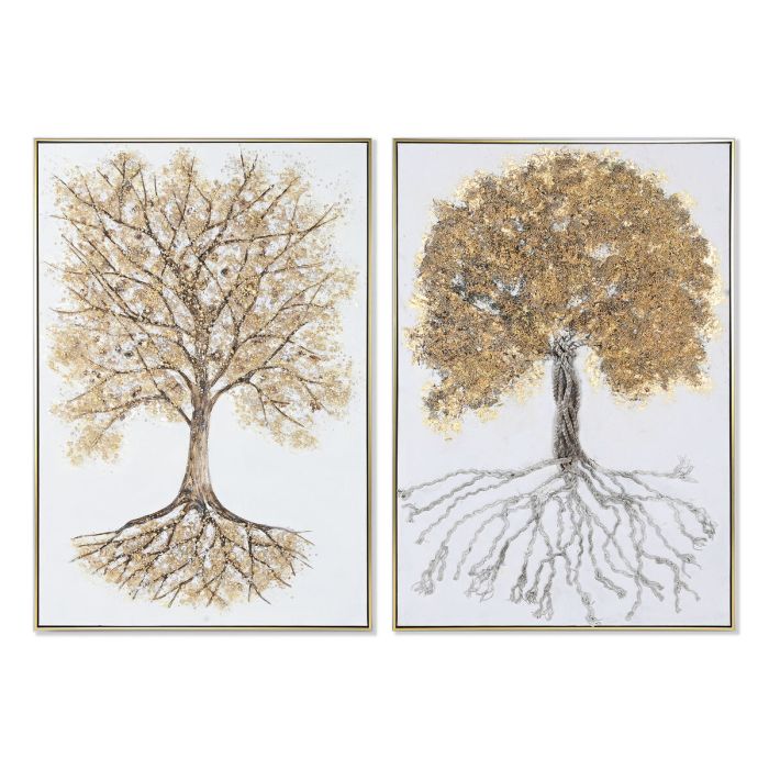 Cuadro Home ESPRIT Árbol Moderno 82 x 5 x 122 cm (2 Unidades) 0 Cuadro Home ESPRIT Árbol Moderno 82 x 5 x 122 cm (2 Unidades) 0