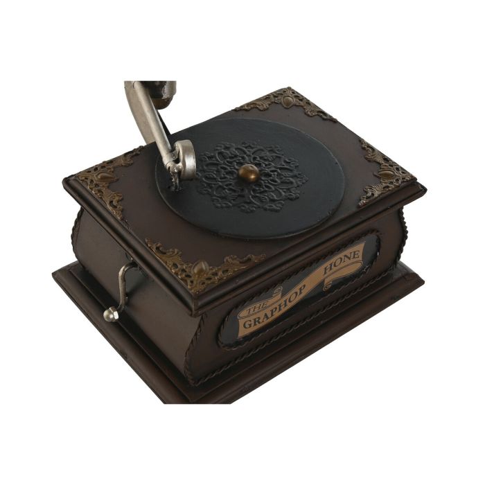 Figura Decorativa Home ESPRIT Bronce Vintage 17 x 17,5 x 22 cm 2