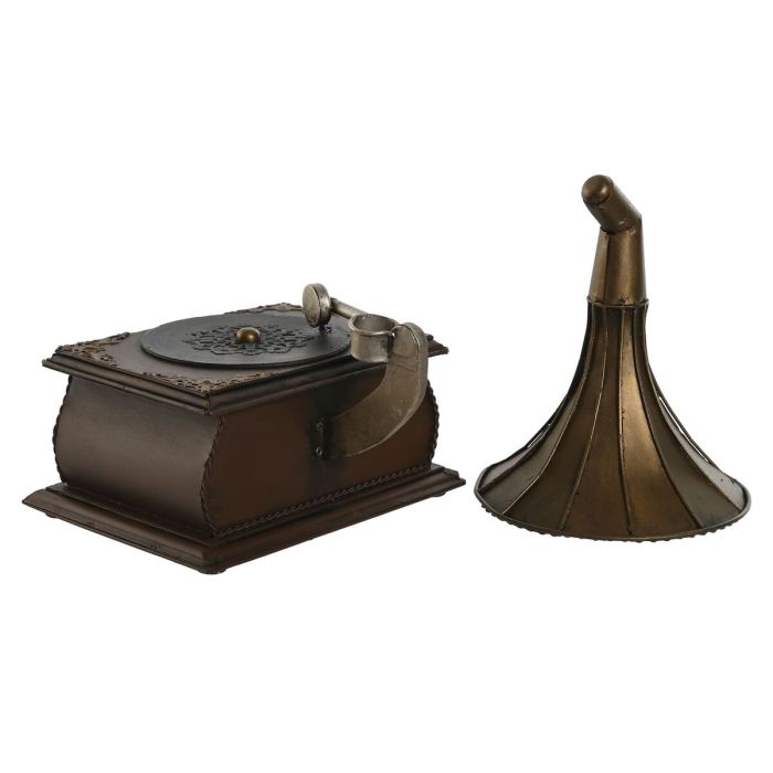 Figura Decorativa Home ESPRIT Bronce Vintage 17 x 17,5 x 22 cm 1