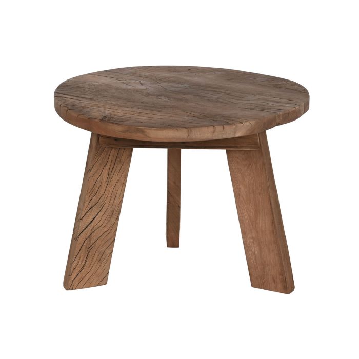 Mesa auxiliar Home ESPRIT Marrón Madera Reciclada 60 x 60 x 45 cm 1