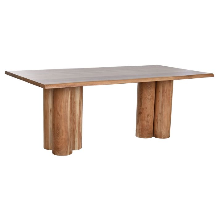 Mesa de Comedor Home ESPRIT Marrón Natural Madera de acacia 200 x 100 x 76 cm