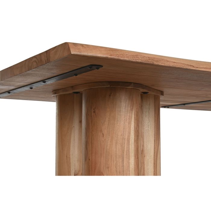 Mesa de Comedor Home ESPRIT Marrón Natural Madera de acacia 200 x 100 x 76 cm 4