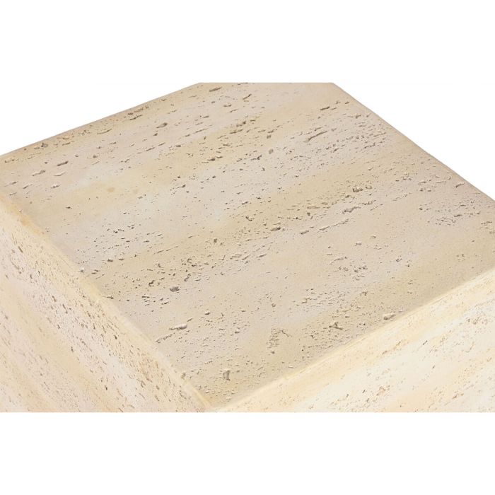 Mesita Auxiliar Home ESPRIT Beige Magnesio 40 x 40 x 40 cm 3