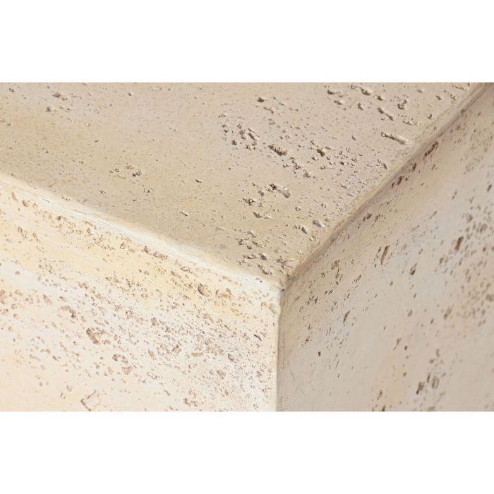 Mesita Auxiliar Home ESPRIT Beige Magnesio 40 x 40 x 40 cm 2