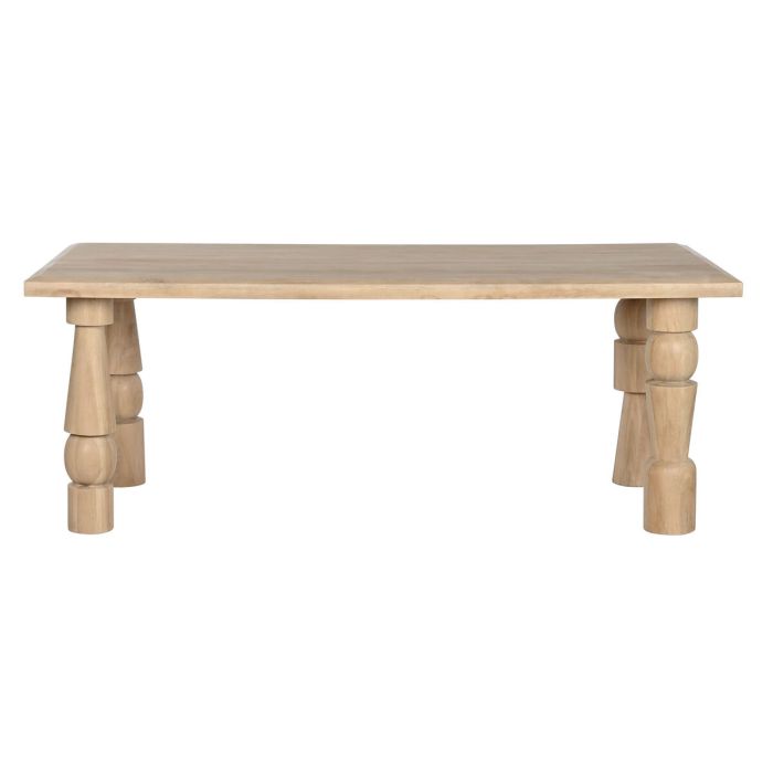 Mesa de Comedor Home ESPRIT Natural Madera de mango 200 x 90 x 76 cm 1