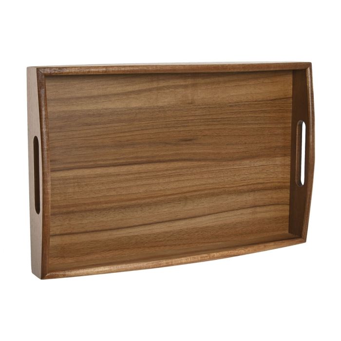 Bandeja Home ESPRIT Natural Acacia 39,5 x 25,5 x 5,5 cm 1