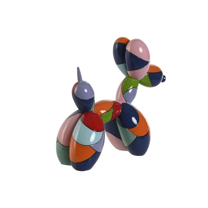 Figura Decorativa Home ESPRIT Multicolor Perro 31 x 12 x 27 cm 1