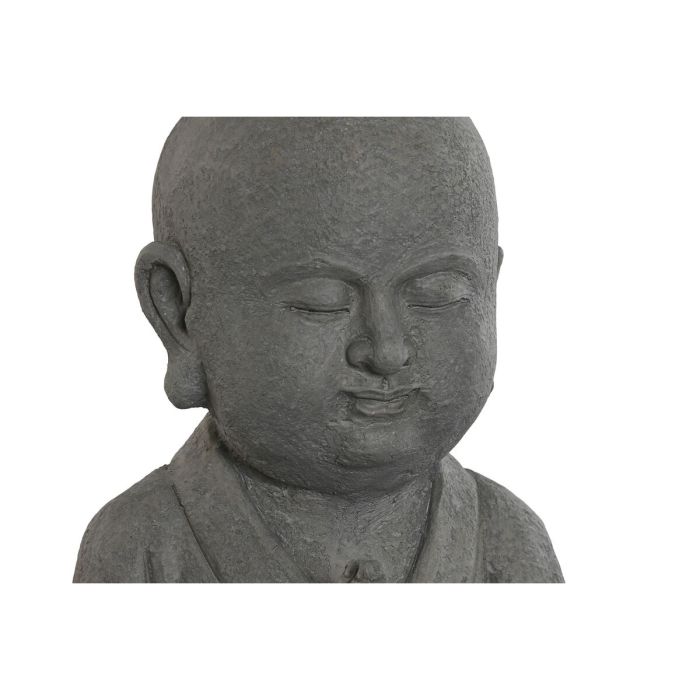 Figura Decorativa Home ESPRIT Gris Monje Oriental 30 x 30 x 51 cm 2