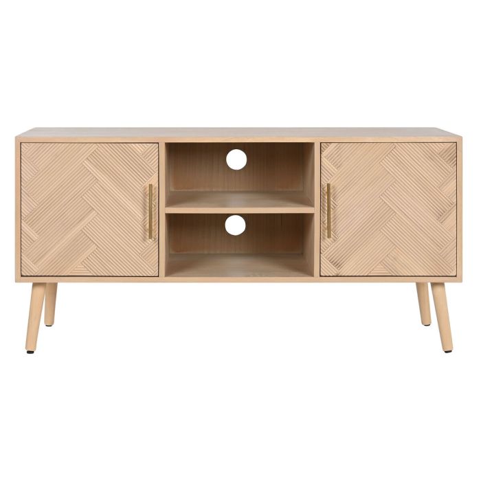 Mueble de TV Home ESPRIT Natural Madera de Paulonia Madera MDF 120 x 40 x 60 cm 1