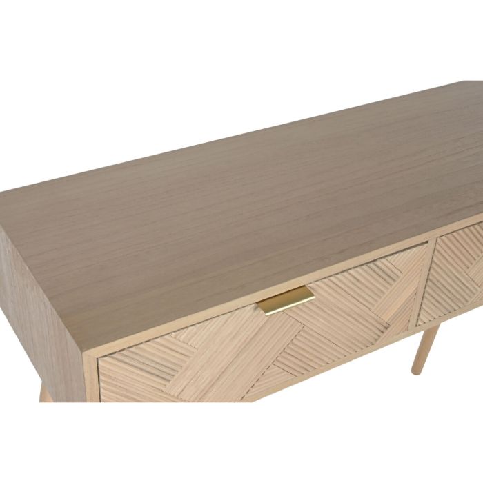 Consola Home ESPRIT Amarillo Madera de Paulonia Madera MDF 99 x 34 x 82 cm 3 Consola Home ESPRIT Amarillo Madera de Paulonia Madera MDF 99 x 34 x 82 cm 3
