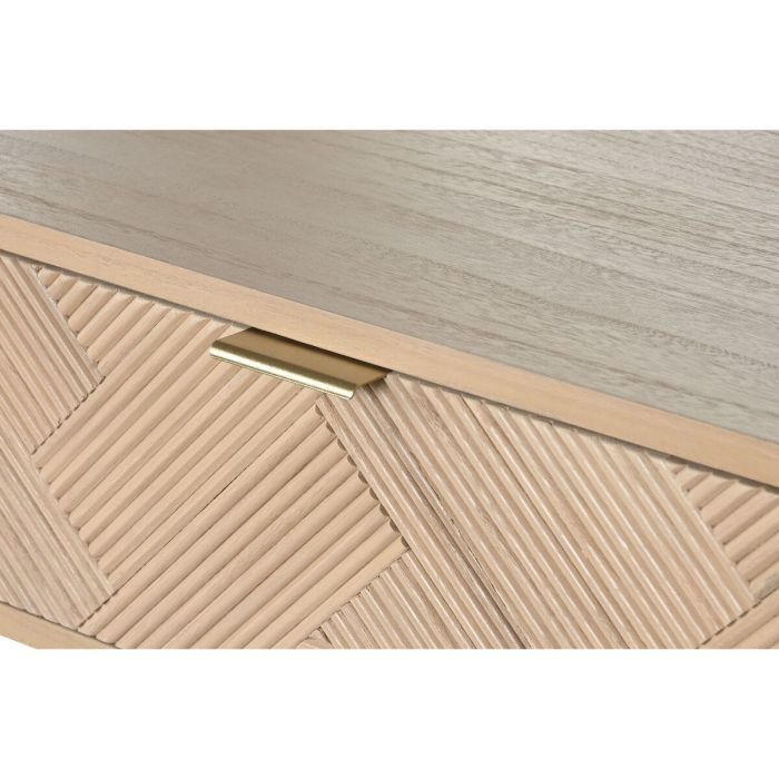Consola Home ESPRIT Amarillo Madera de Paulonia Madera MDF 99 x 34 x 82 cm 2 Consola Home ESPRIT Amarillo Madera de Paulonia Madera MDF 99 x 34 x 82 cm 2