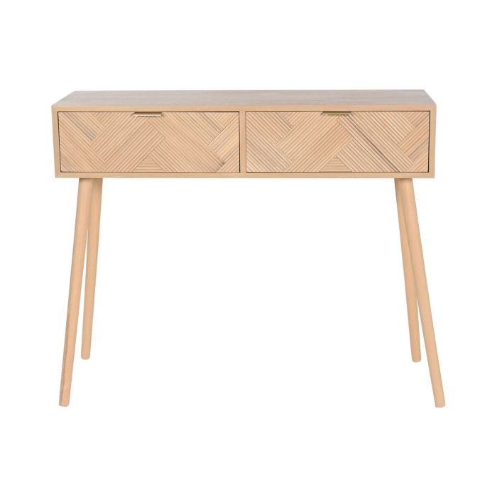 Consola Home ESPRIT Amarillo Madera de Paulonia Madera MDF 99 x 34 x 82 cm 1 Consola Home ESPRIT Amarillo Madera de Paulonia Madera MDF 99 x 34 x 82 cm 1