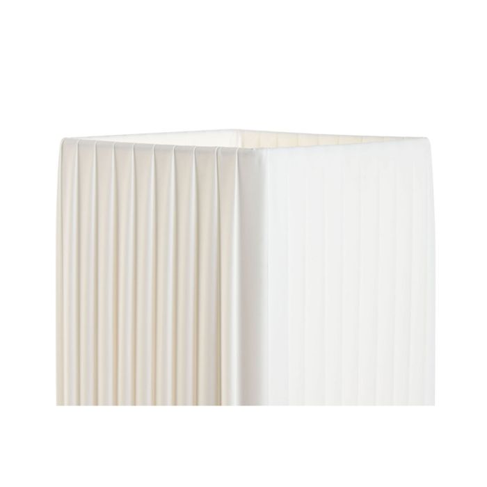 Lámpara de mesa Home ESPRIT Blanco Plateado Polietileno Hierro 50 W 220 V 15 x 15 x 43 cm 3
