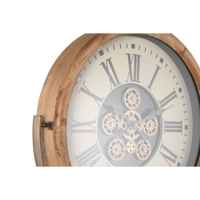 Reloj Home ESPRIT Cristal Madera de abeto 61 x 55 x 183 cm 4