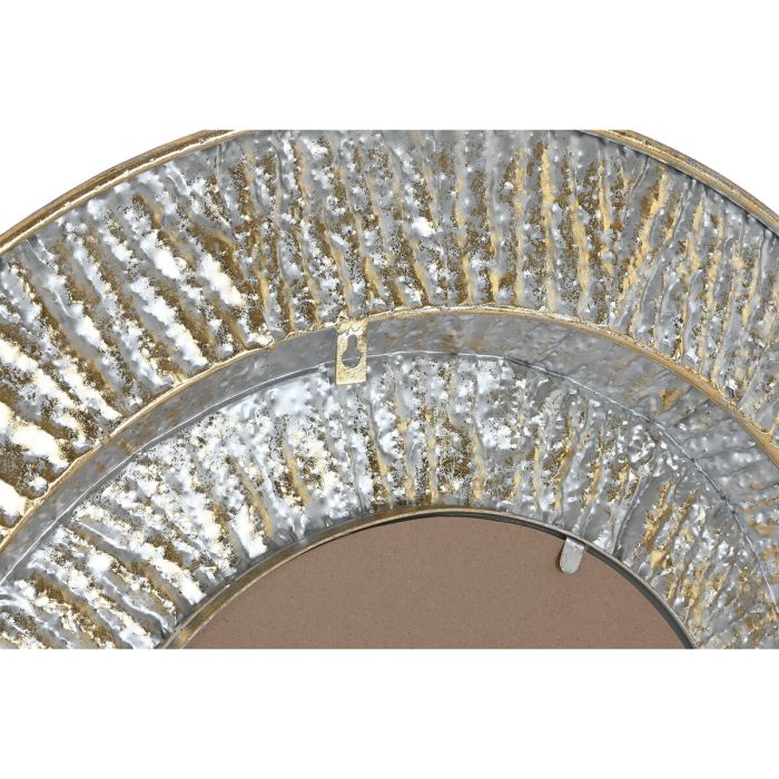 Espejo de pared Home ESPRIT Dorado Metal Cristal Moderno 78 x 4,5 x 78 cm 1