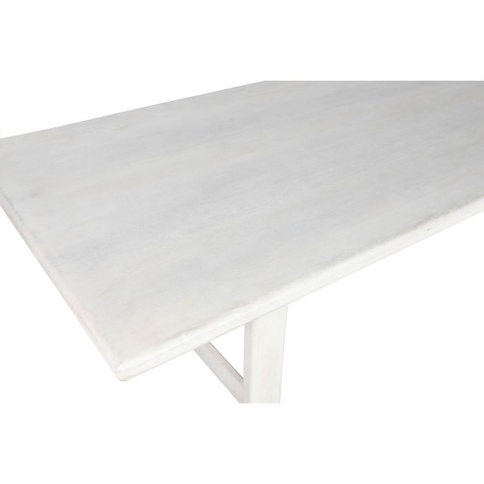 Mesa de Comedor Home ESPRIT Blanco Madera de mango 213,4 x 96,5 x 76,2 cm 5