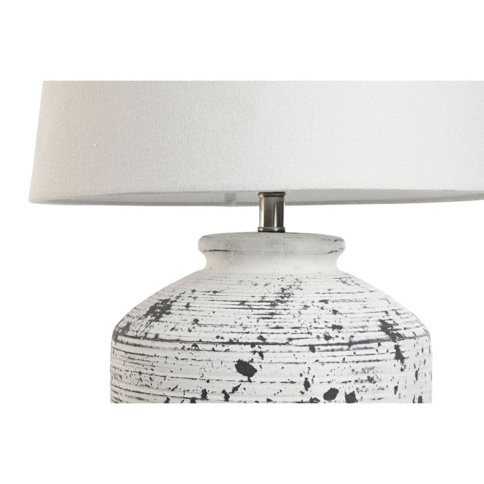 Lámpara de mesa Home ESPRIT Blanco Negro Cerámica 50 W 220 V 36 x 36 x 58 cm 4