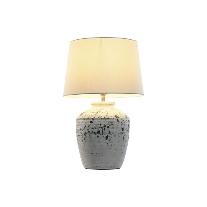 Lámpara de mesa Home ESPRIT Blanco Negro Cerámica 50 W 220 V 36 x 36 x 58 cm 1
