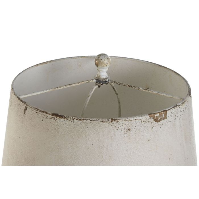 Lámpara de mesa Home ESPRIT Blanco Metal Abeto 50 W 220 V 40 x 40 x 83 cm 4