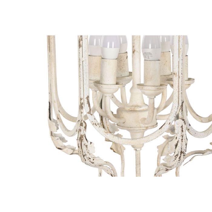 Lámpara de Techo Home ESPRIT Blanco Metal 39 x 34 x 75 cm 4