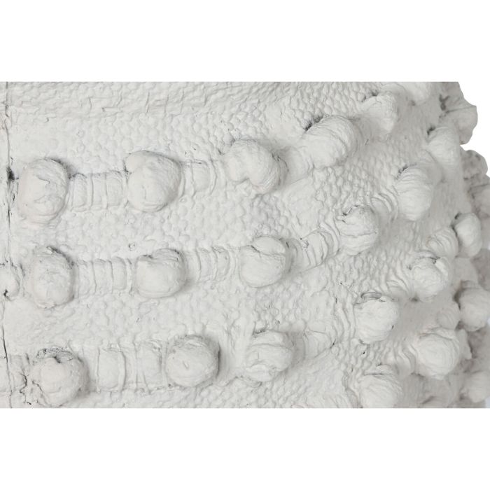 Macetero Home ESPRIT Blanco Gris claro Cemento 42 x 42 x 44 cm 1