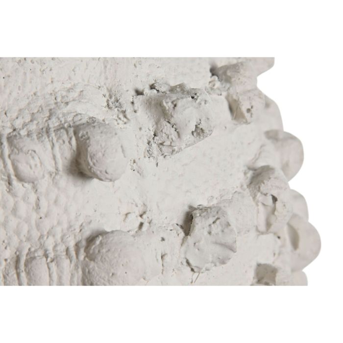Macetero Home ESPRIT Blanco Gris claro Cemento 36 x 36 x 36 cm 1