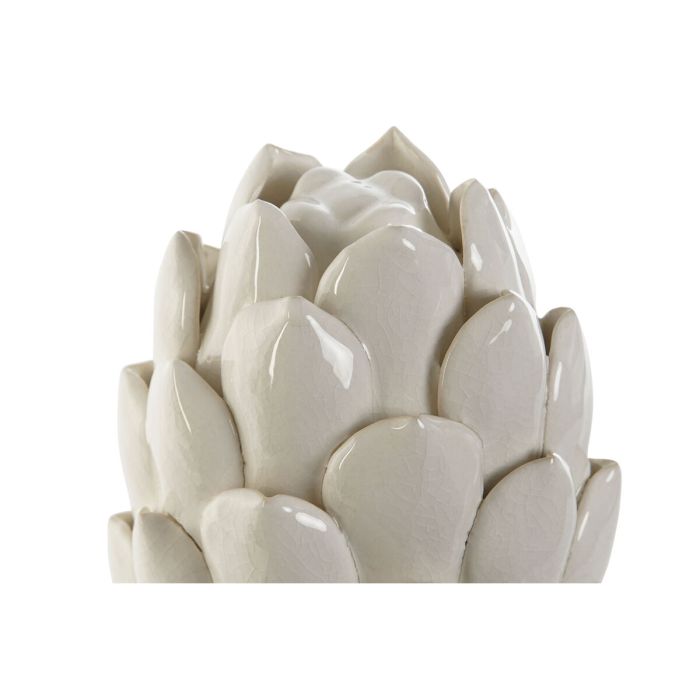 Figura Decorativa Home ESPRIT Blanco Piña 11 x 11 x 26 cm 11 x 11 x 28 cm 2