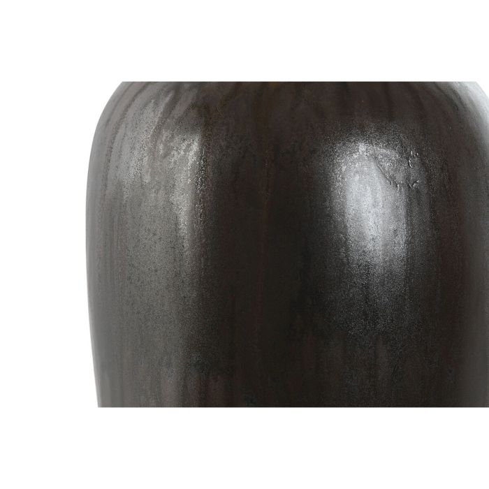 Jarrón Home ESPRIT Marrón oscuro Cerámica 16 x 16 x 31 cm 1