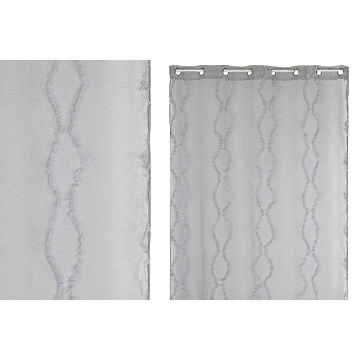 Cortina Home ESPRIT Gris claro 140 x 260 cm 1